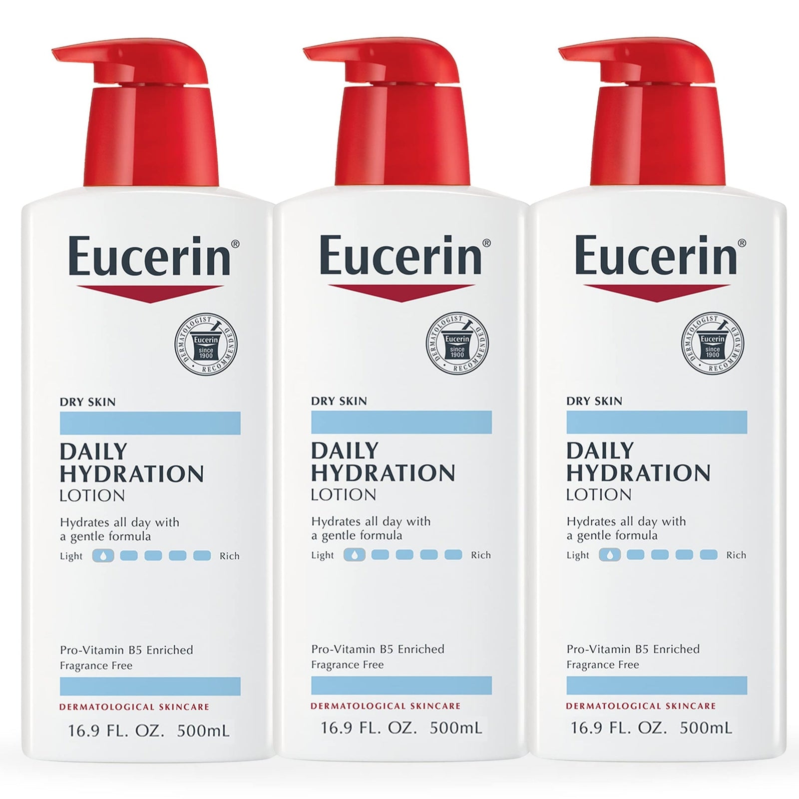 Eucerin Daily Hydration Body Lotion (16.9 oz, 3 pk)