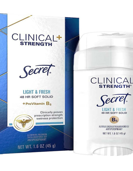 Secret Clinical Strength Deodorant Light & Fresh (1.6 oz, 3 pk)