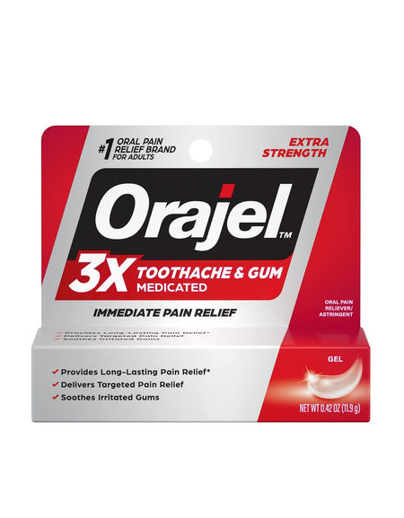 Orajel Severe Toothache Gel (0.25 oz, 2 pk)