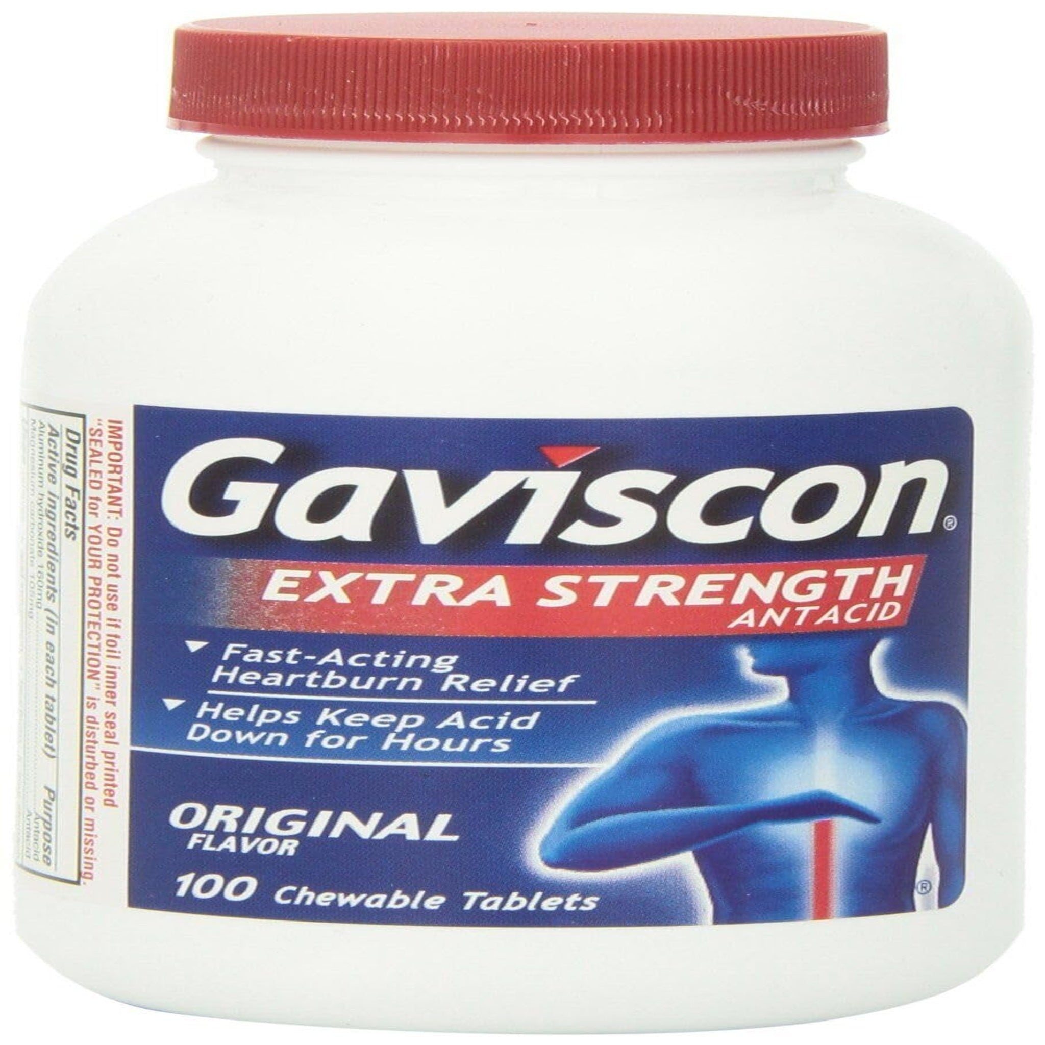 Gaviscon Antacid Tablets (100 ct)