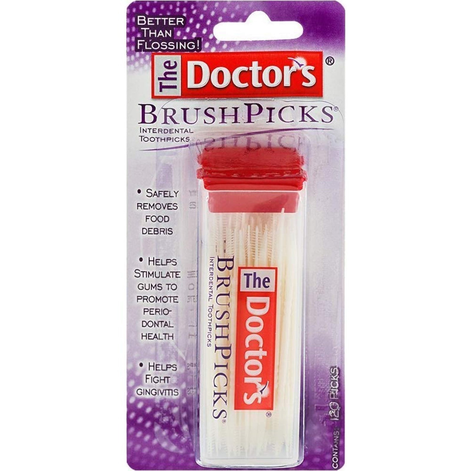 The Doctor's BrushPicks Toothpicks (120 ct)