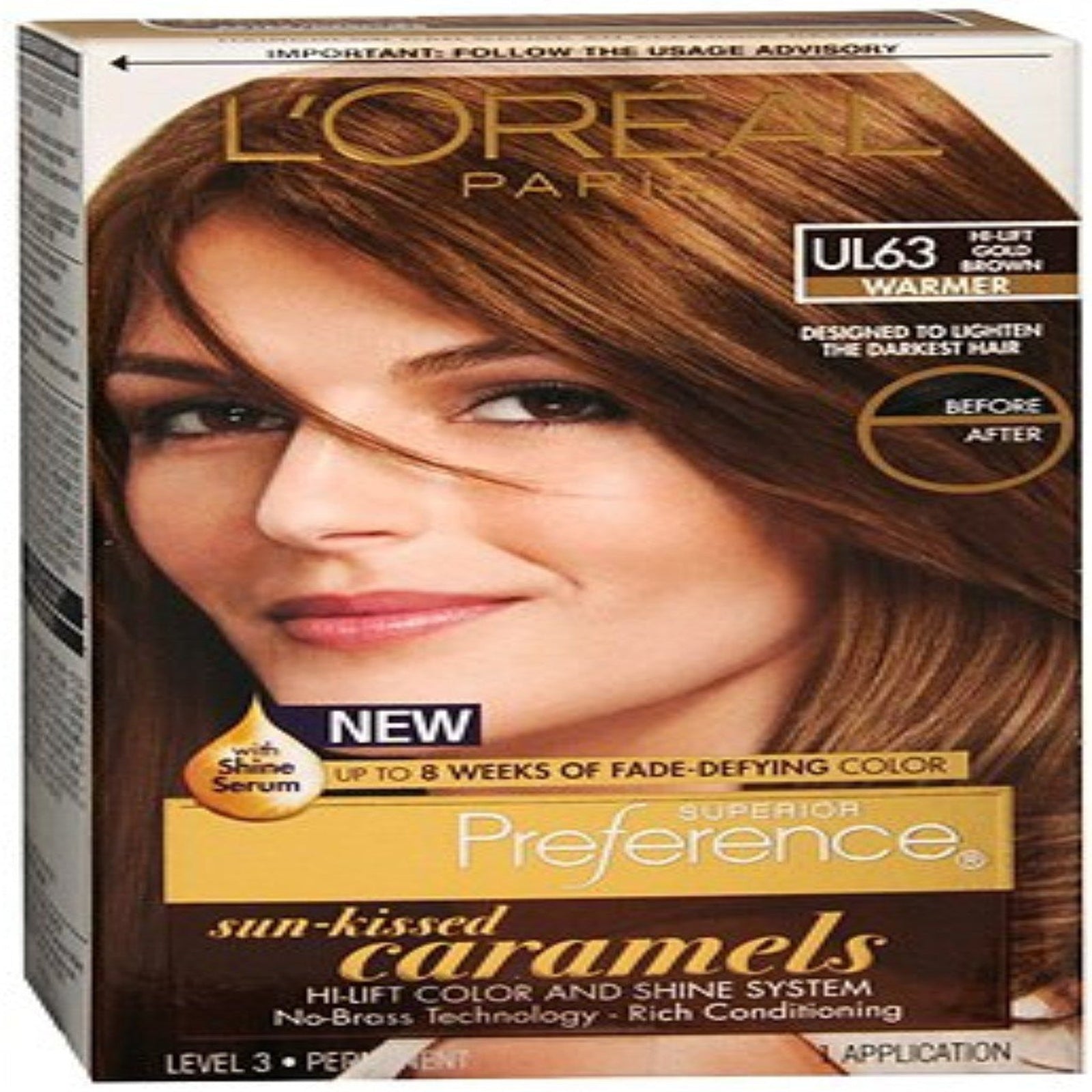 L’Oreal Superior Preference Hair Color UL63 (4 pk)