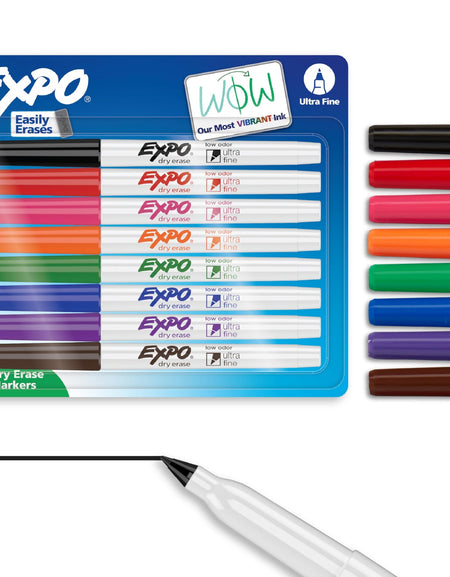 EXPO Dry Erase Markers Ultra-Fine (8 ct)