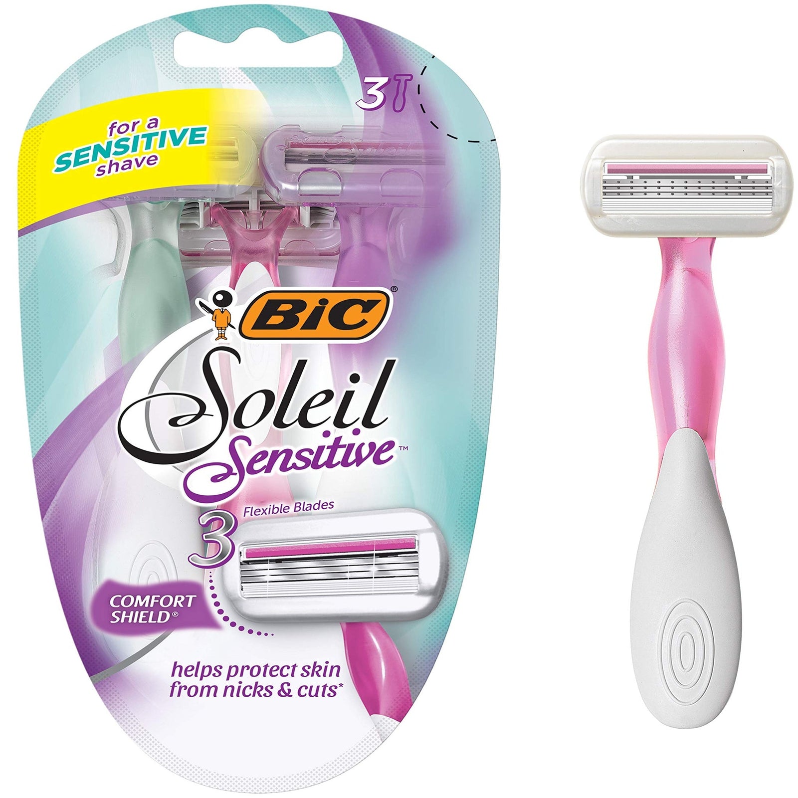 BIC Soleil Glow Razors (3 Count)