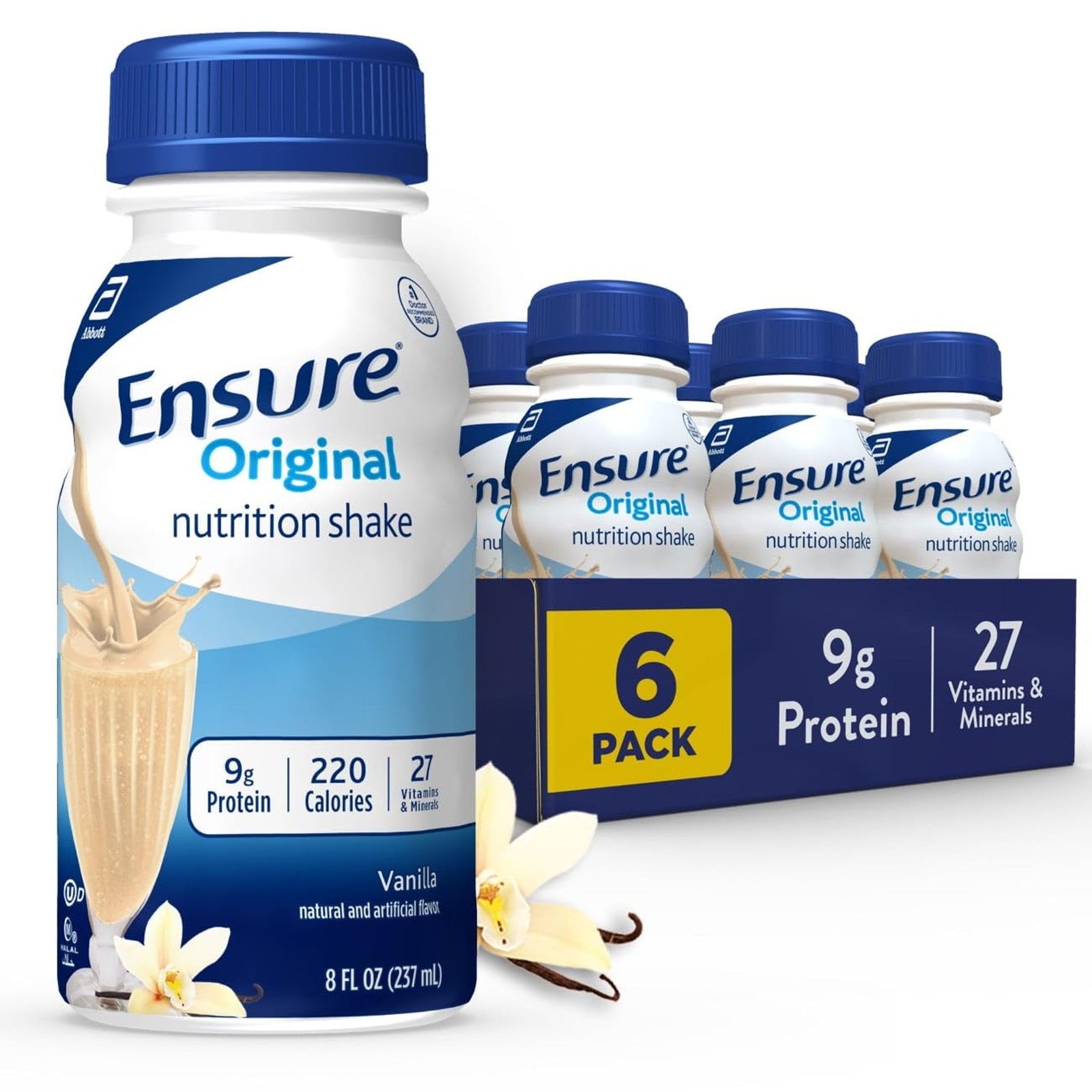 Ensure Original Vanilla Nutrition Shake (8 oz, 6 Pack)