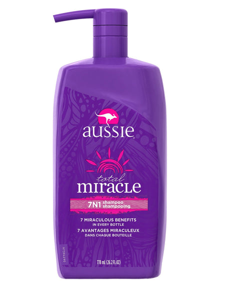 Aussie Total Miracle 7N1 Shampoo (26.2 oz)