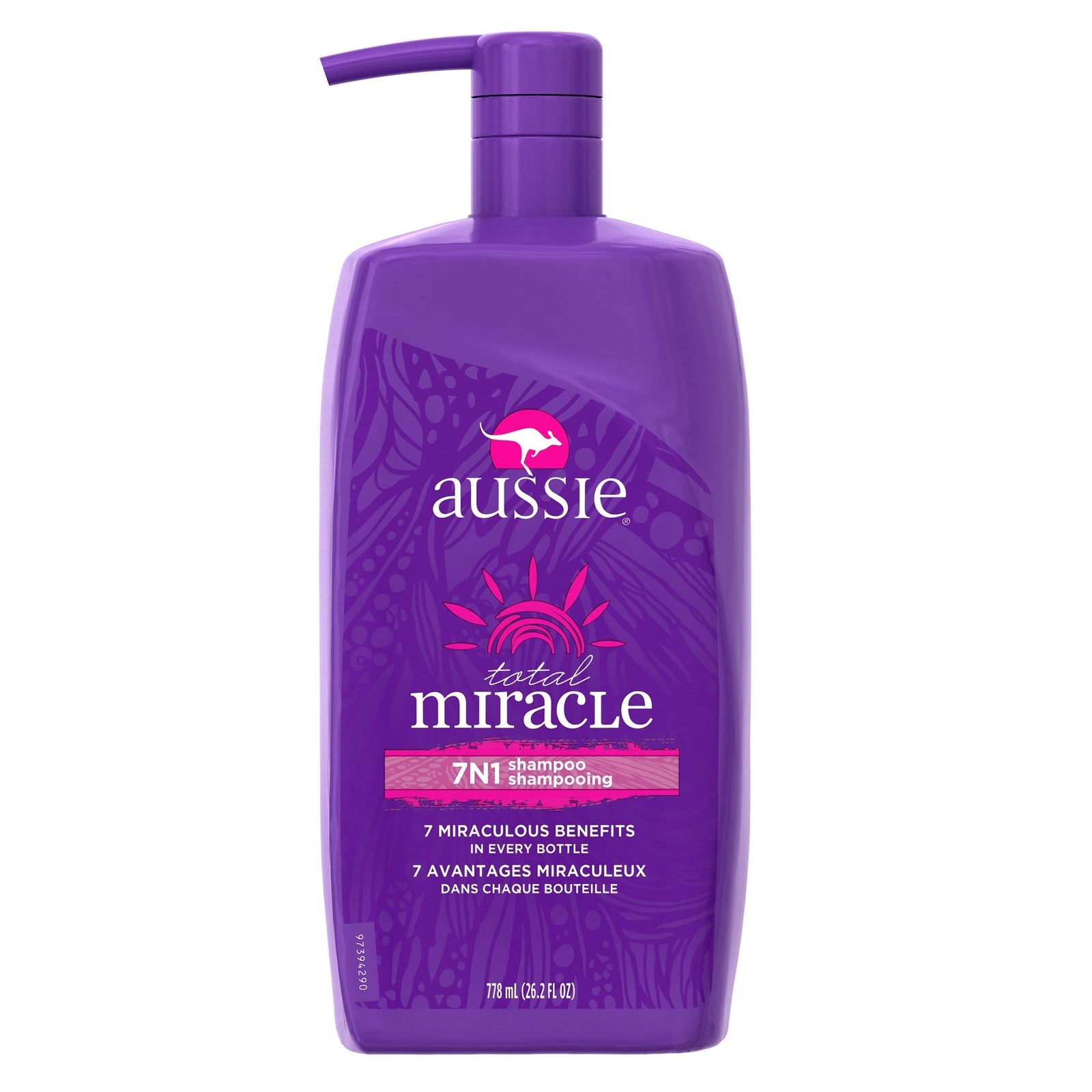 Aussie Total Miracle 7N1 Shampoo (26.2 oz)