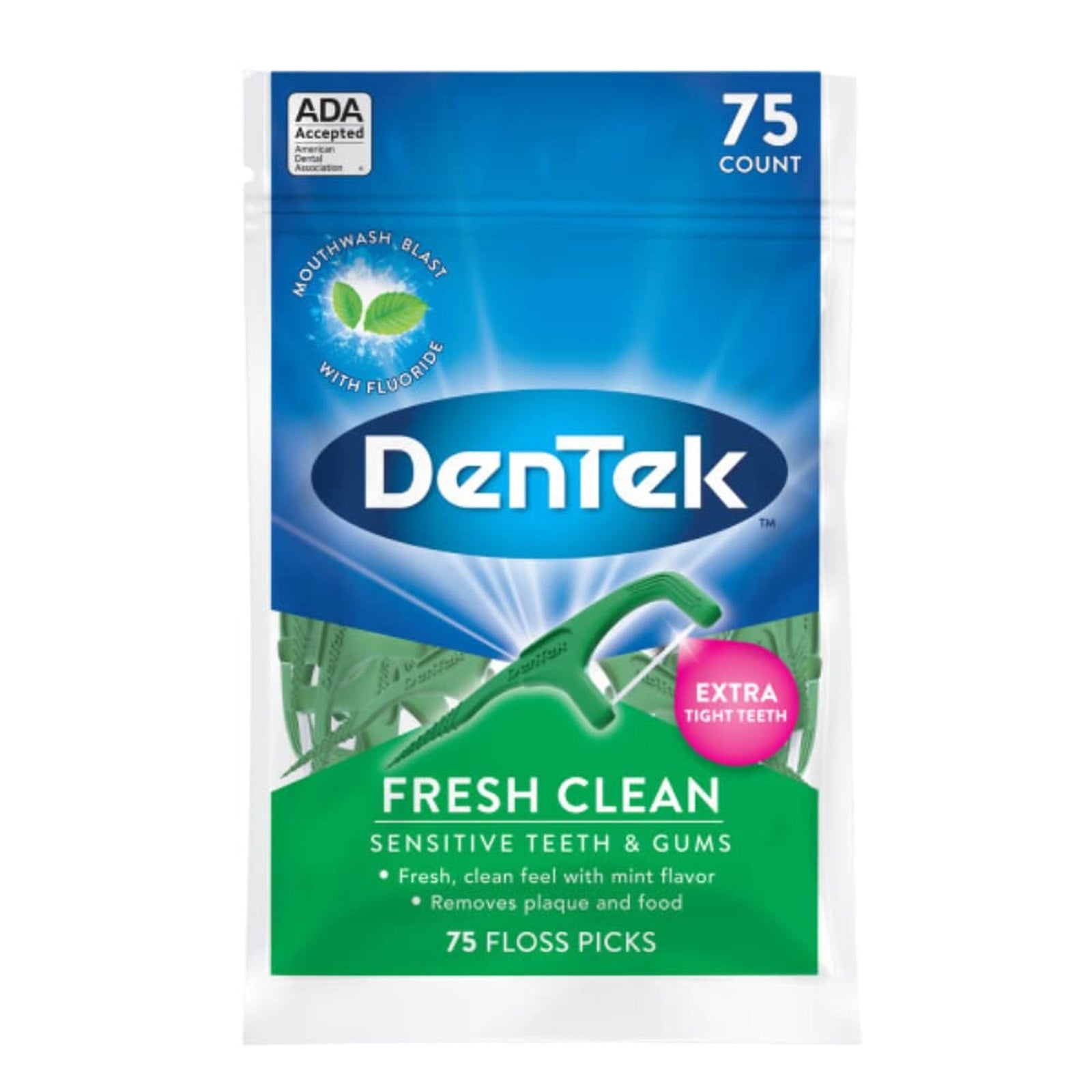 DenTek Fresh Clean Floss Picks (75 Count)