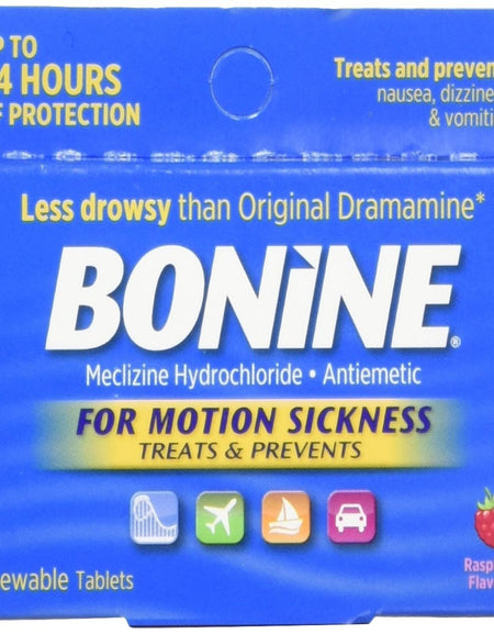 Bonine Motion Sickness Chewable Tablets (8 ct)
