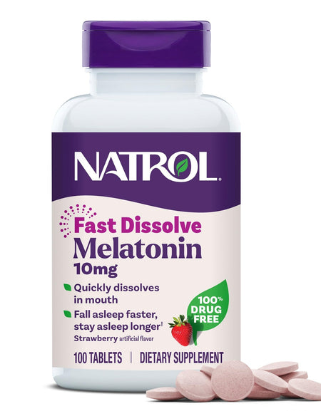 Natrol Melatonin 10mg Strawberry (100 ct)