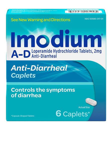 Imodium A-D Diarrhea Relief Caplets (6 ct)