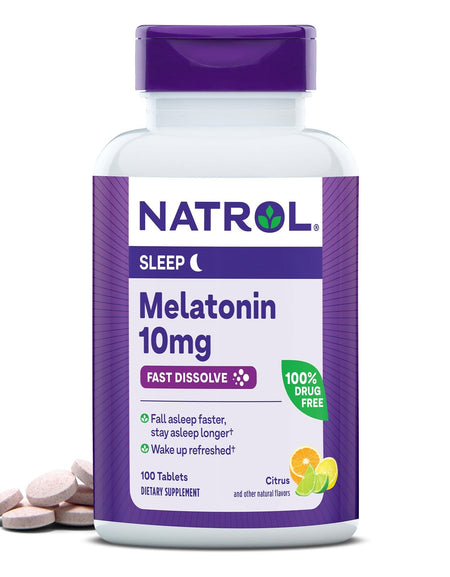 Natrol Melatonin 10mg Citrus (100 ct)