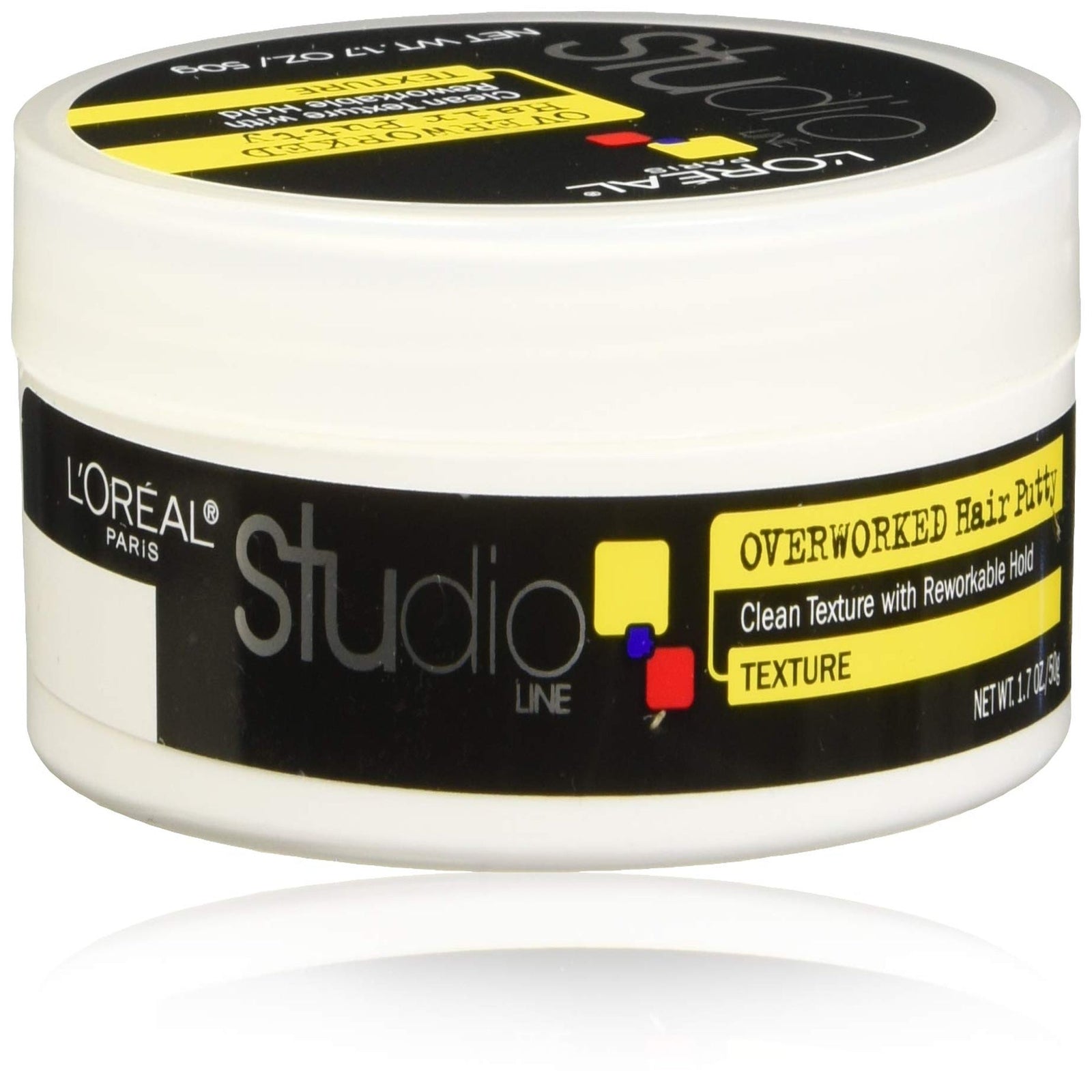 L’Oreal Studio Overworked Hair Putty (1.7 oz, 4 pk)