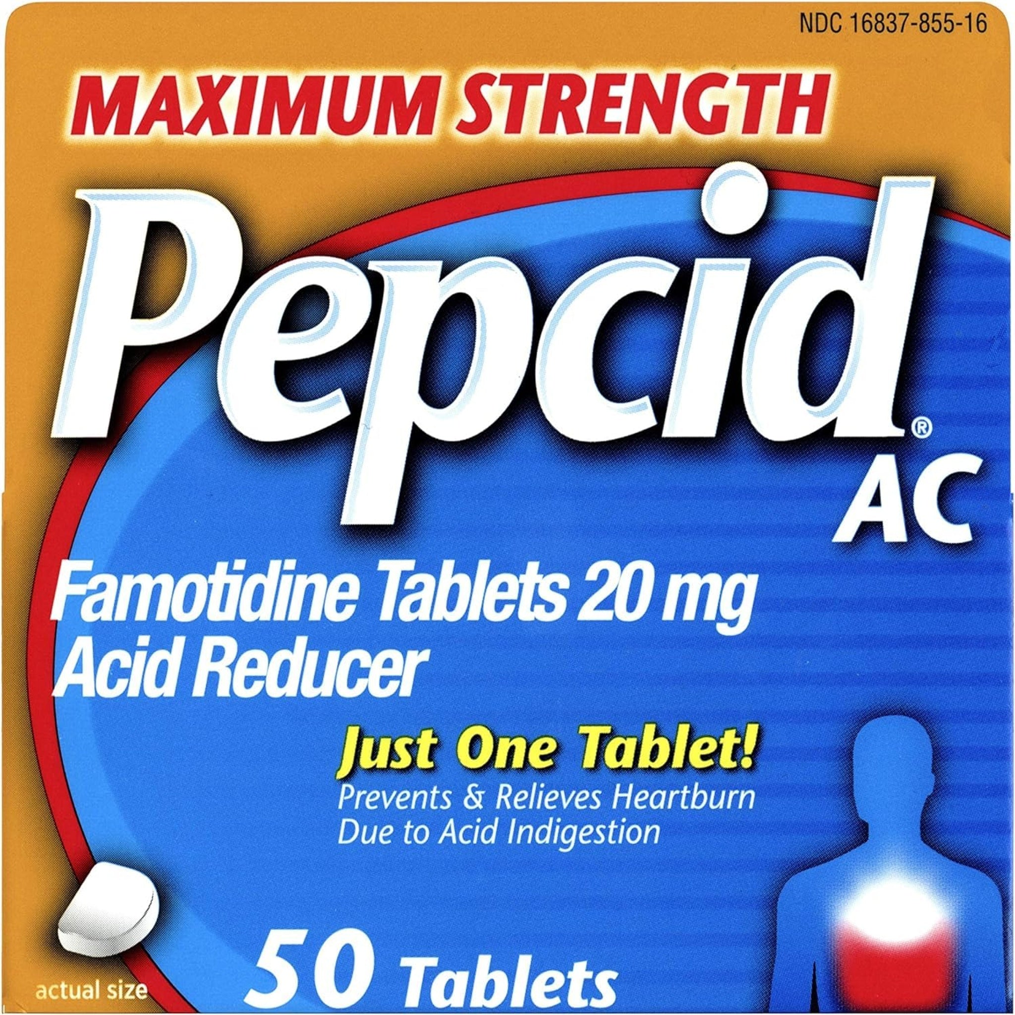 Pepcid Max Strength Tablets (50 Count)