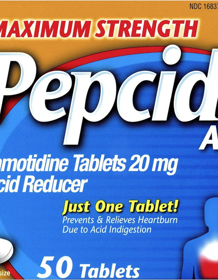 Pepcid Max Strength Tablets (50 Count)