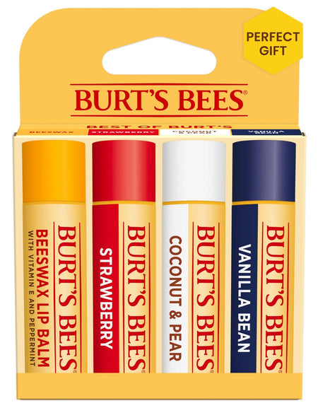 Burt's Bees Lip Balm Pack (0.15 oz, 4 Tubes)