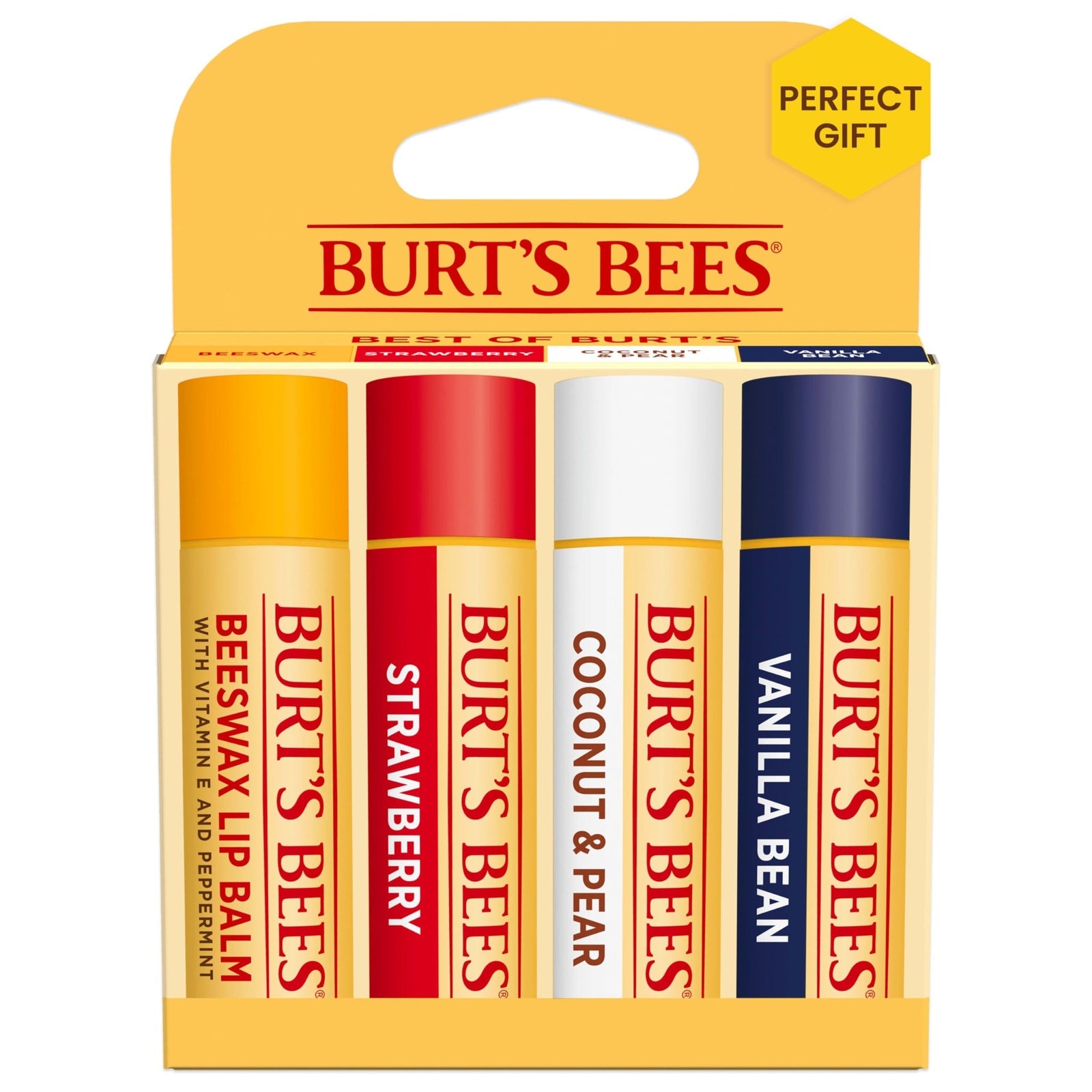 Burt's Bees Lip Balm Pack (0.15 oz, 4 Tubes)