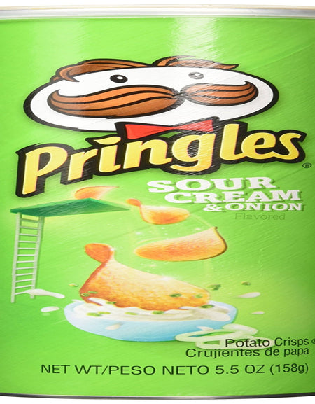 Pringles Sour Cream & Onion Chips (5.5 oz, 14 Pack)