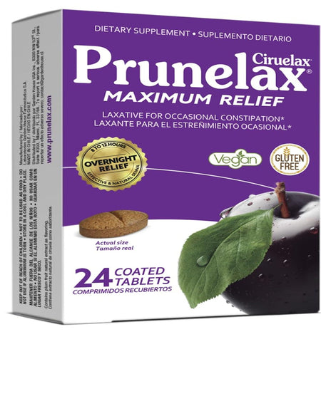 Prunelax Ciruelax Laxative Tablets (24 Count)