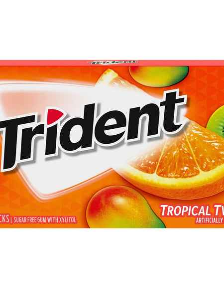 Trident Tropical Twist Gum (14 Count)