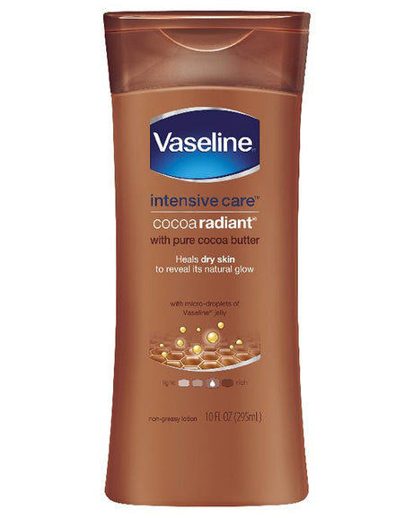 Vaseline Cocoa Radiant Lotion (10 oz, 4 pk)
