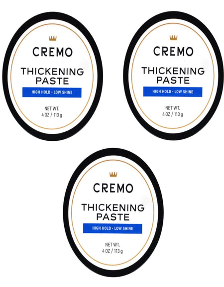 Cremo Thickening Hair Paste (4 oz, 3 pk)