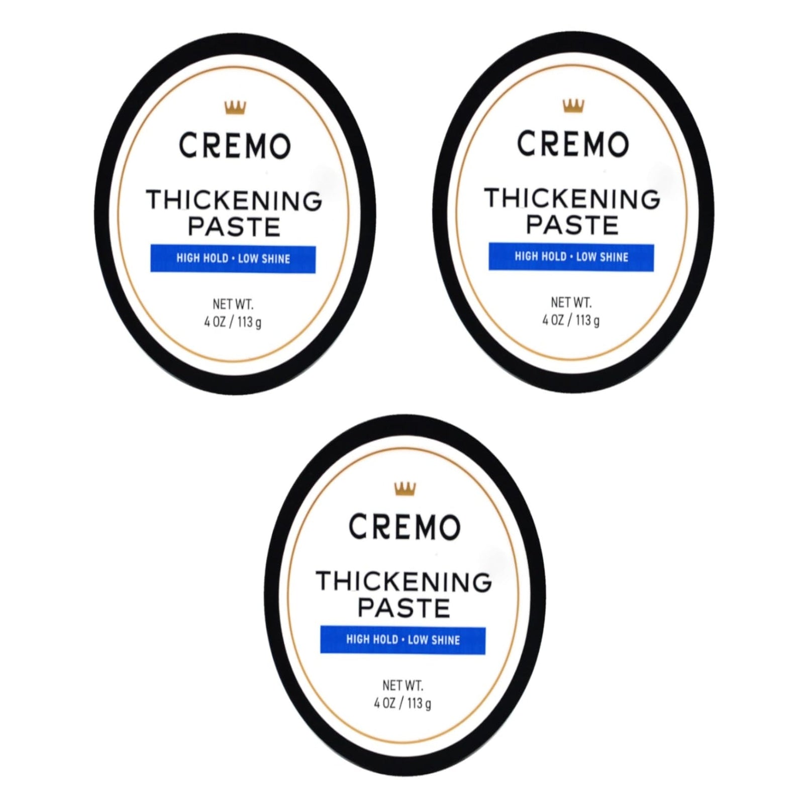 Cremo Thickening Hair Paste (4 oz, 3 pk)