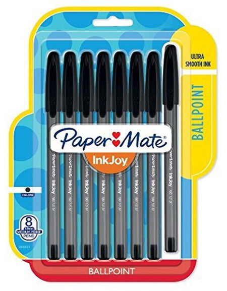 Paper Mate InkJoy Stick Pens Black (8 ct)