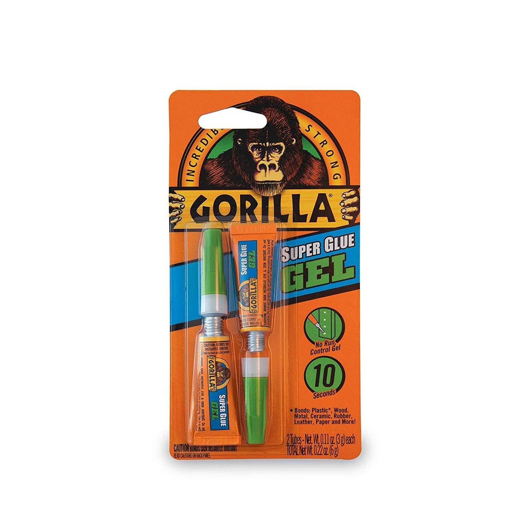 Gorilla Super Glue Gel (2 pk)