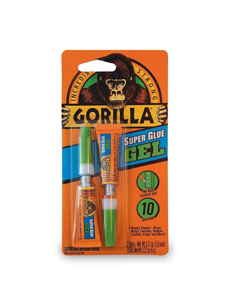 Gorilla Super Glue Gel (2 pk)