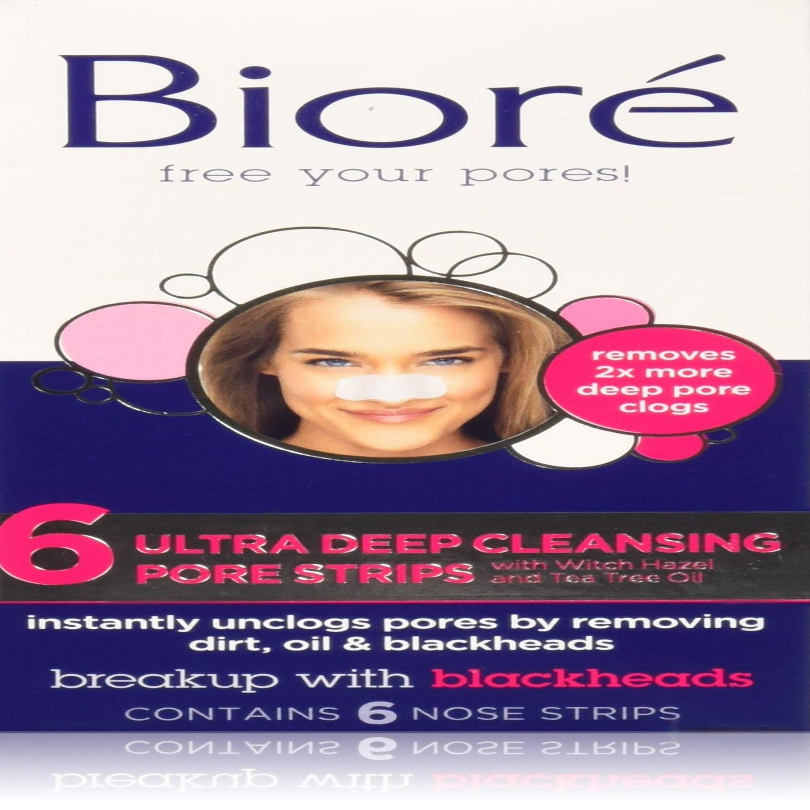 Biore Ultra Deep Nose Strips (6 ct, 3 pk)