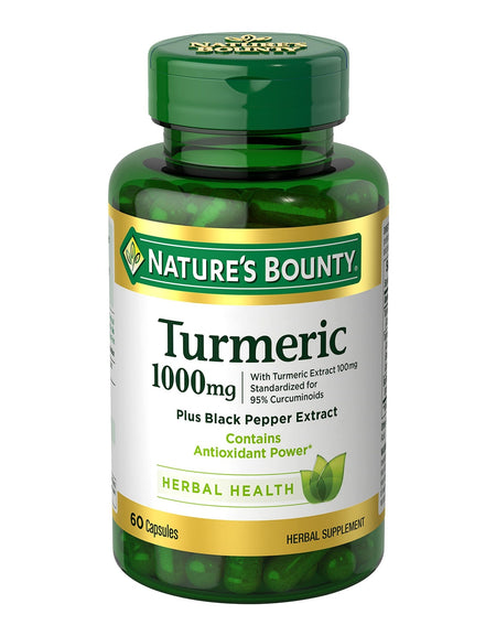 Nature’s Bounty Turmeric with Black Pepper (60 ct)
