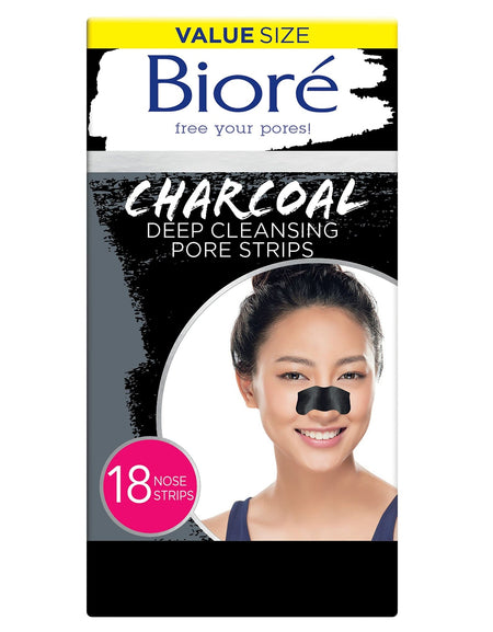 Biore Charcoal Nose Strips (18 ct)