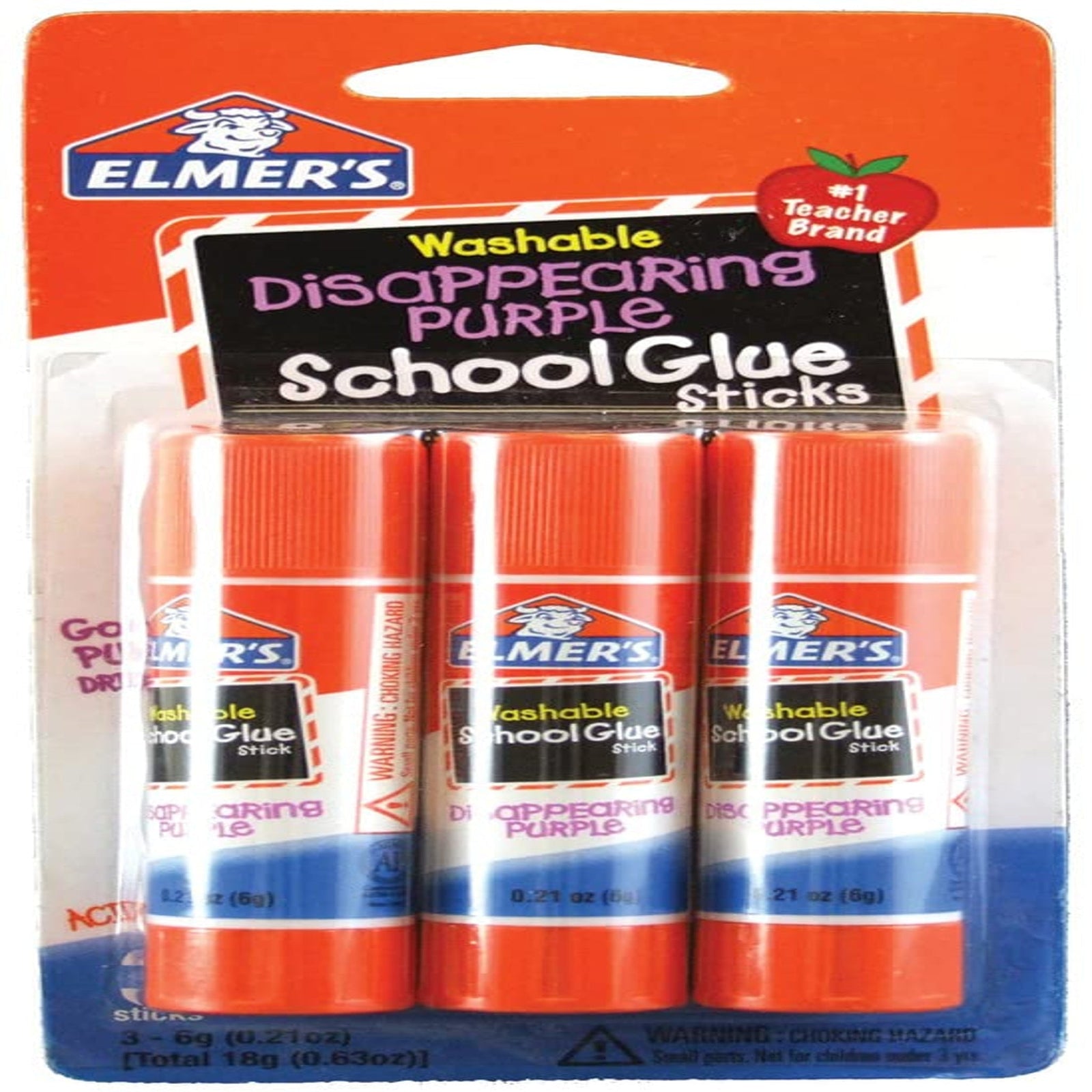 Elmer's School Glue Sticks (0.21 oz, 2-3 Packs)