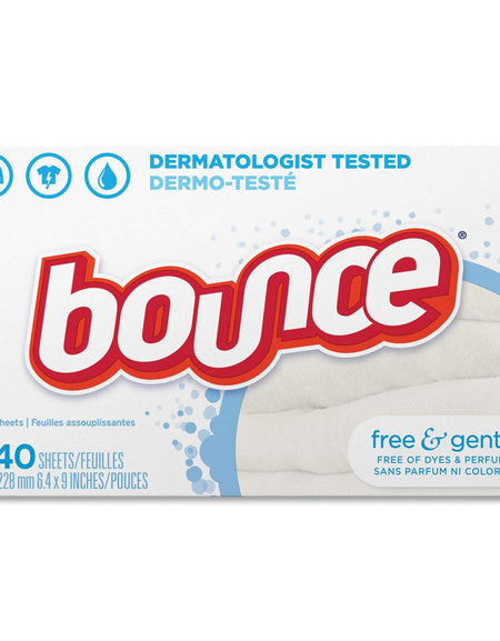 Free & Gentle Dryer Sheets Unscented (240 Count, 6 Boxes)