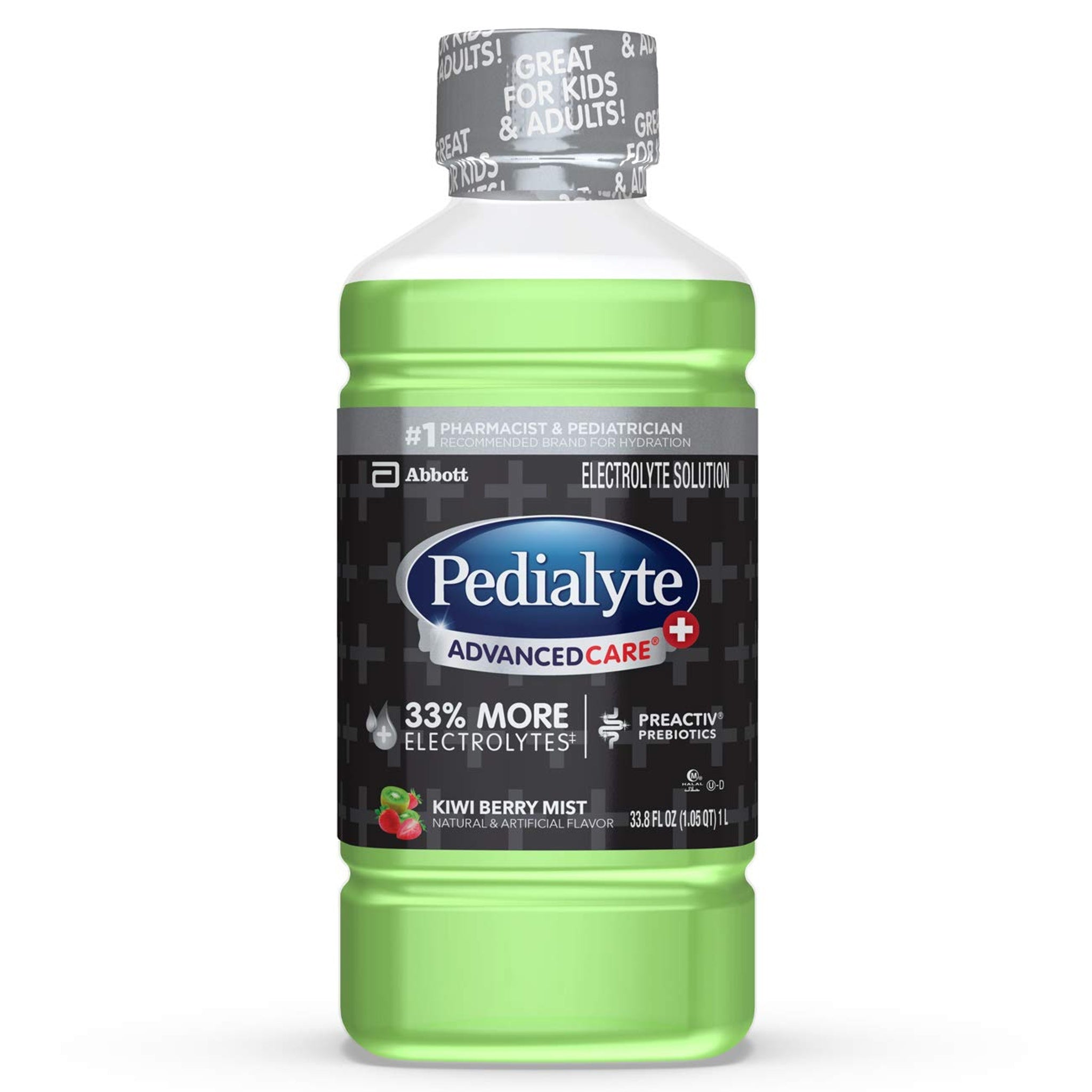 Pedialyte AdvancedCare Plus Kiwi Berry Mist (1 Liter)