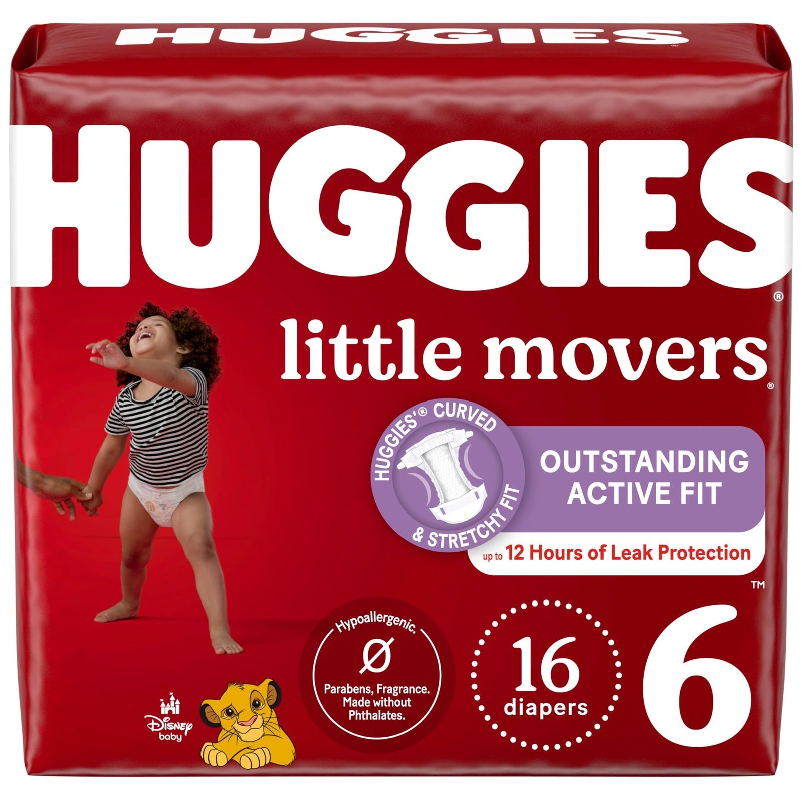 Huggies Little Movers Diapers Size 6 (16 Count)