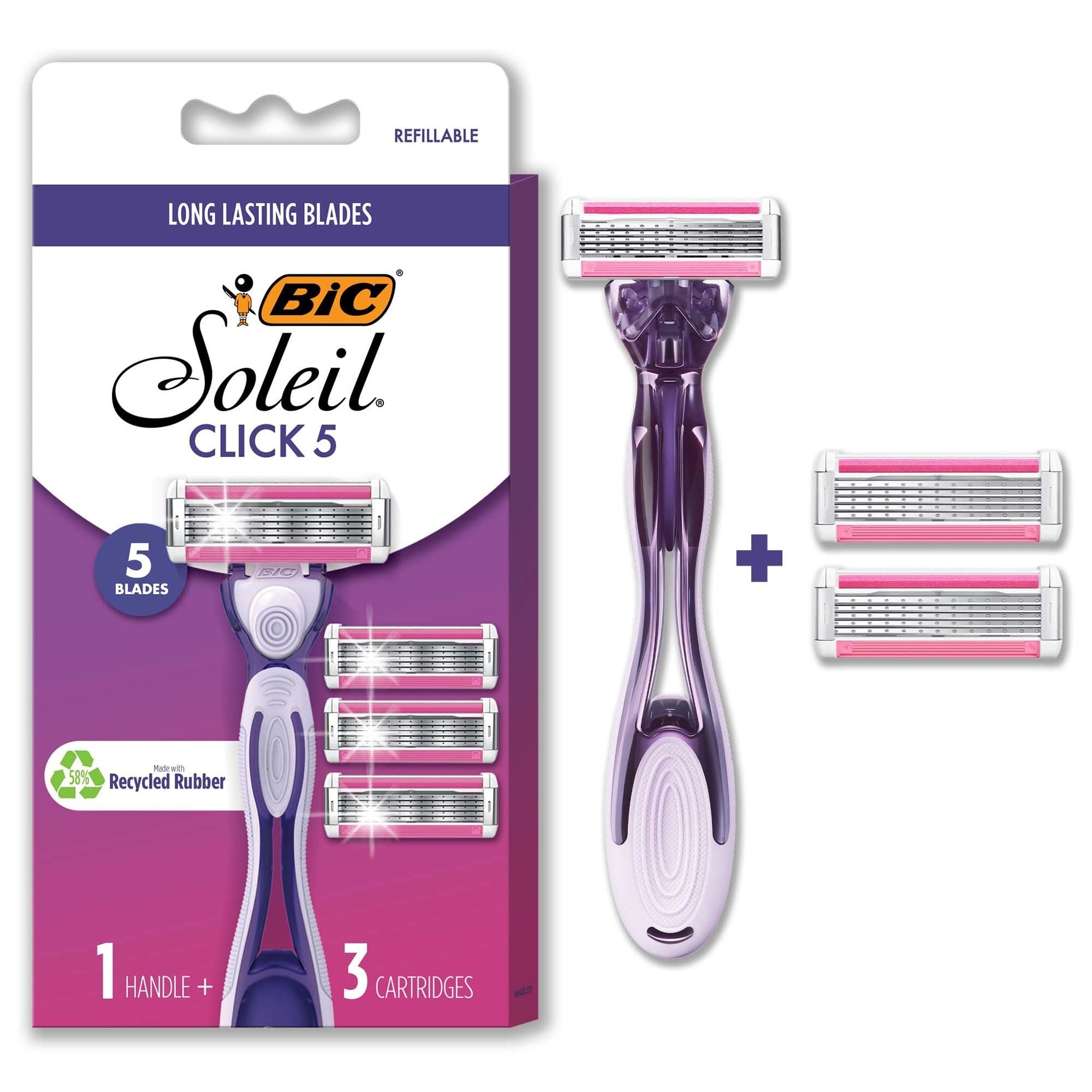 BIC Soleil Click 5 Women's Razors (4 Piece Set)