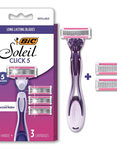 BIC Soleil Click 5 Women's Razors (4 Piece Set)