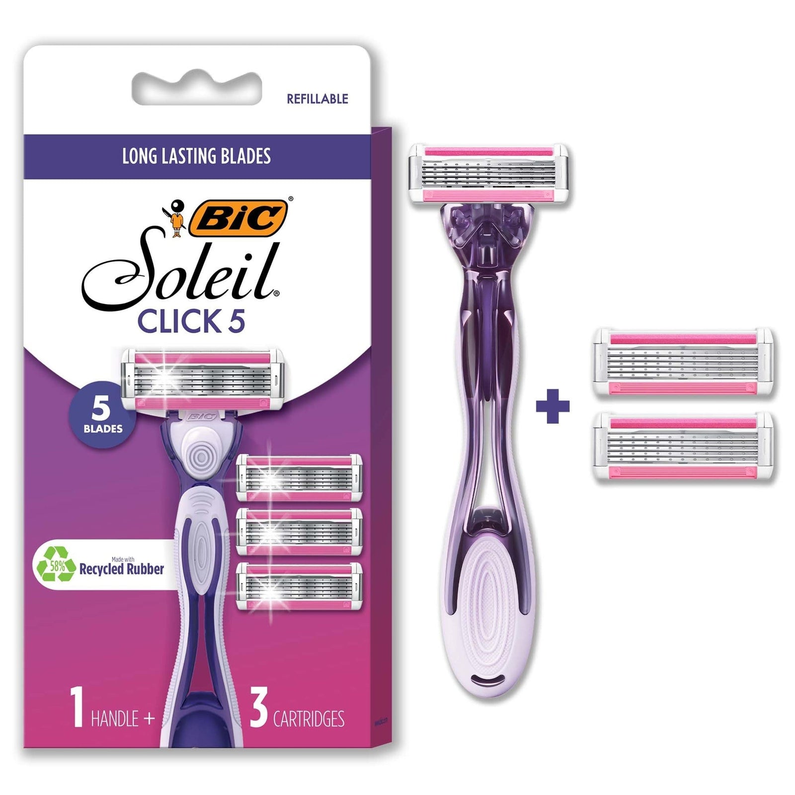 BIC Soleil Click 5 Women's Razors (4 Piece Set)