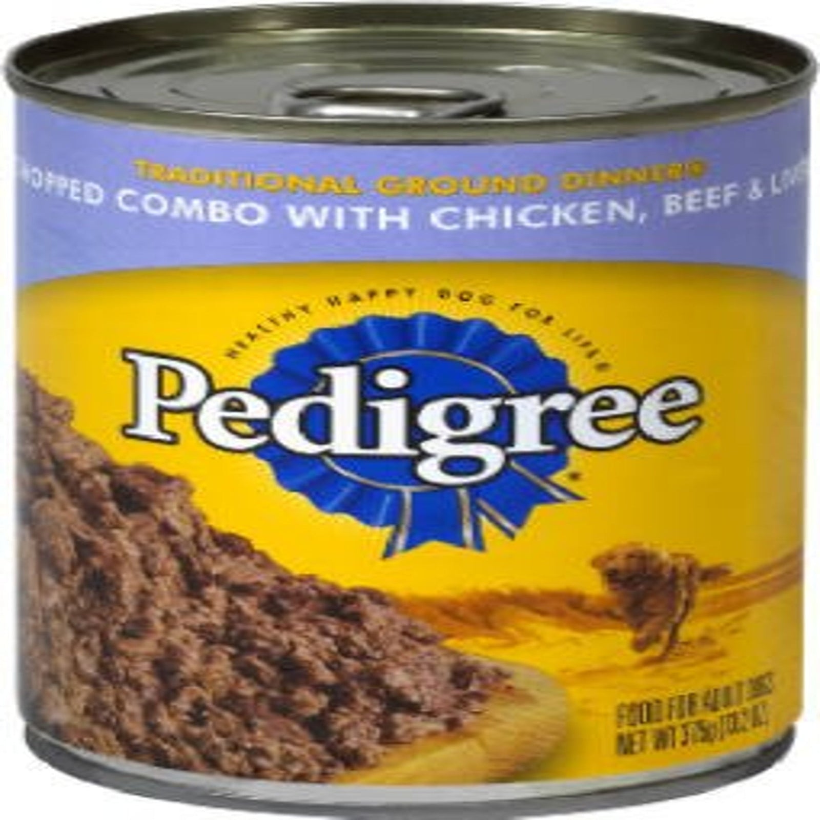 Pedigree Chopped Ground Dinner Dog Food (4 Pack)