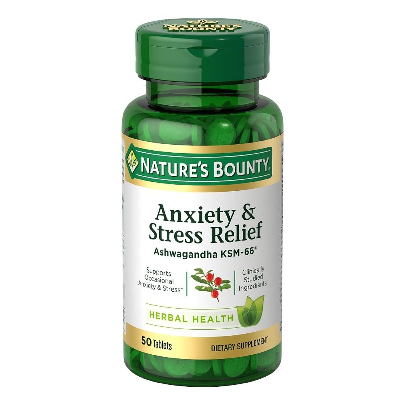 Nature's Bounty Ashwagandha KSM 66 (50 Count)