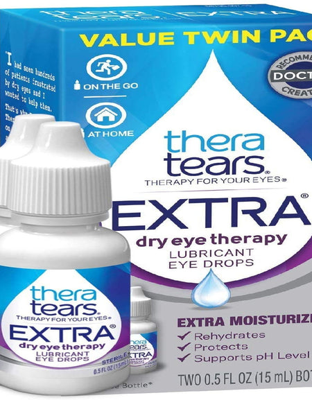 TheraTears Extra Dry Eye Drops (0.5 oz, 2 Pack)