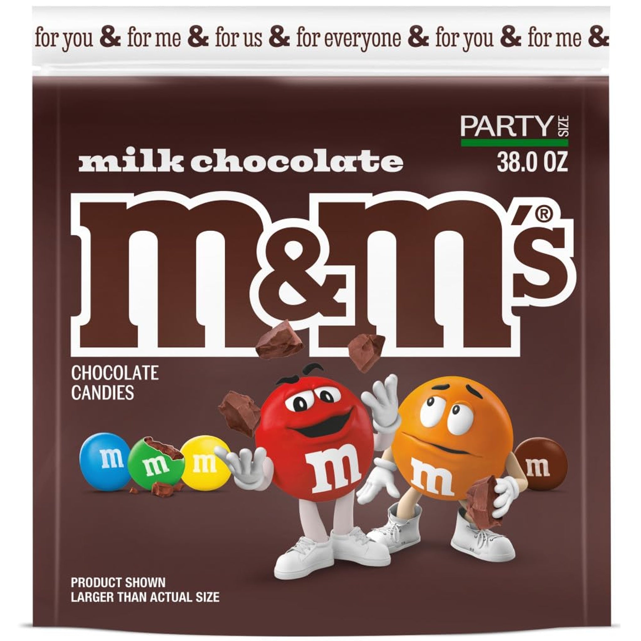M&M's Milk Chocolate Candy Party Size (38 oz)