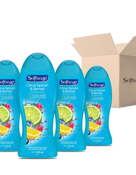 Softsoap Body Wash Citrus Splash & Berries (591 mL, 4 pk)