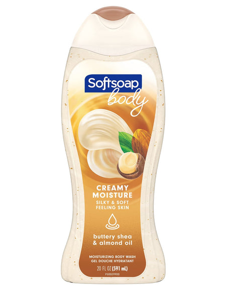 Softsoap Body Wash Shea & Almond Oil (20 oz)