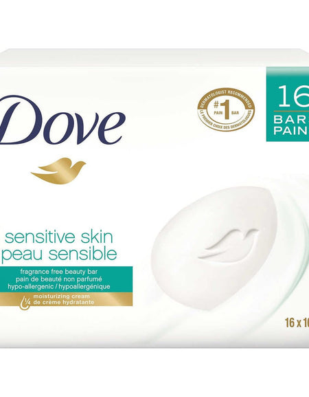 Dove Sensitive Skin Beauty Bar (3.73 oz, 16 pk)