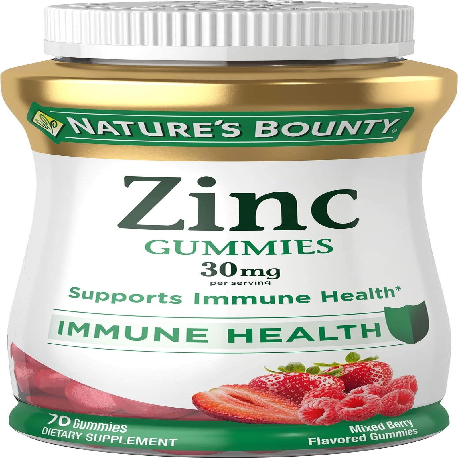 Nature's Bounty Zinc Gummies Mixed Berry (70 ct)