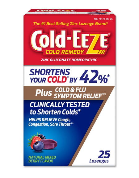 Cold-Eeze Mixed Berry Zinc Lozenges (25 ct)