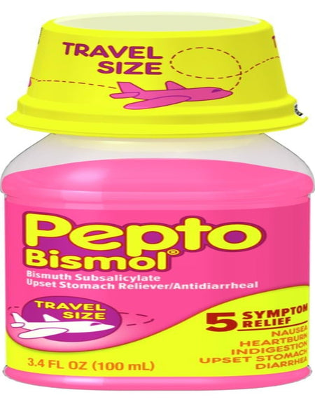 Pepto Bismol Liquid Travel Size (3.4 oz)